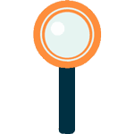 Home 9 Magnifying glass icon for choosing a reverse lookup search type