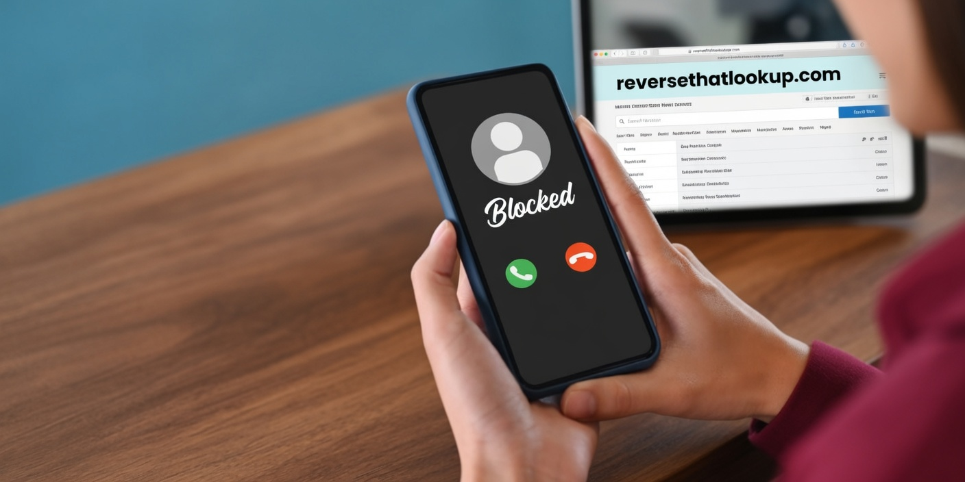 Phone showing blocked call, illustrating how to block spam calls.